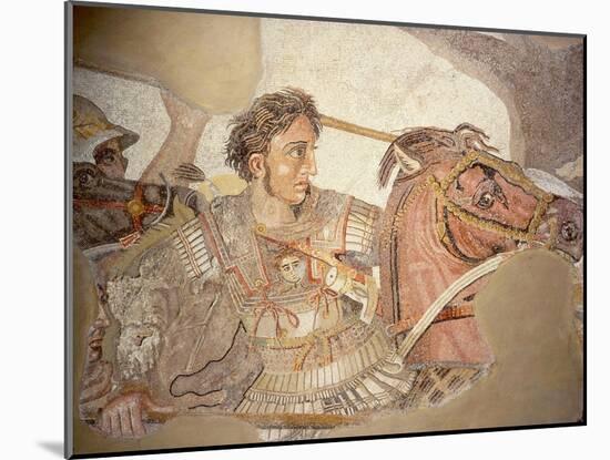 Alexander on his Horse, Detail from the Battle of Issus-null-Mounted Giclee Print