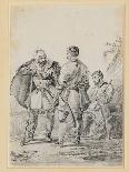 Three Caucasian Men in Conversation-Alexander Orlowski-Giclee Print