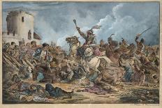Battle Between the Georgians and Mountain Tribes-Alexander Osipovich Orlowski-Giclee Print
