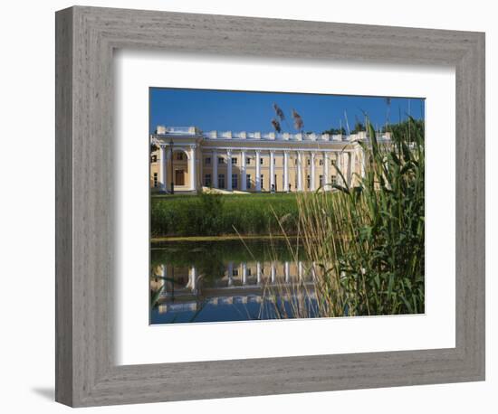 Alexander Palace, Pushkin-Tsarskoye Selo, Saint Petersburg, Russia-Walter Bibikow-Framed Photographic Print