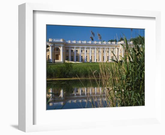 Alexander Palace, Pushkin-Tsarskoye Selo, Saint Petersburg, Russia-Walter Bibikow-Framed Photographic Print