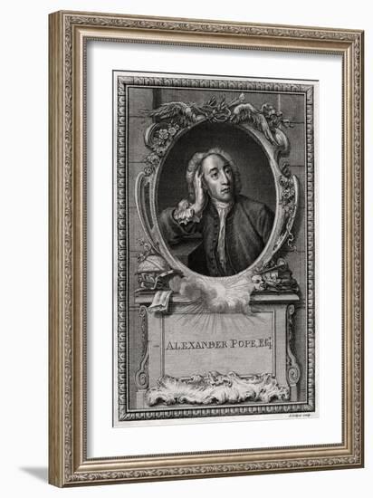 Alexander Pope, 1774-J Collyer-Framed Giclee Print