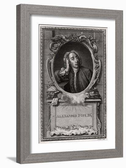 Alexander Pope, 1774-J Collyer-Framed Giclee Print