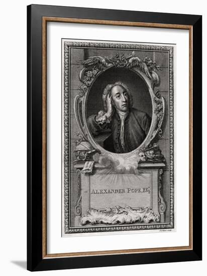 Alexander Pope, 1774-J Collyer-Framed Giclee Print