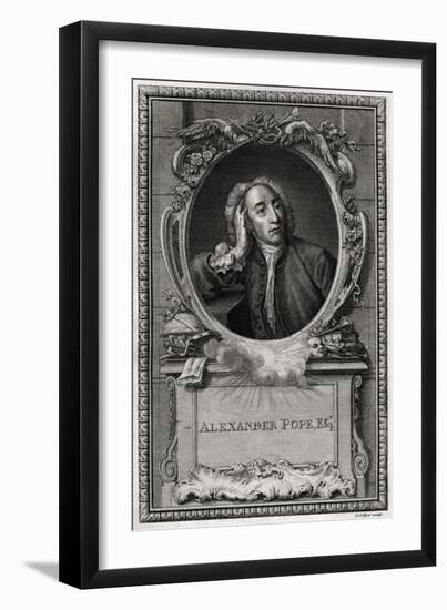 Alexander Pope, 1774-J Collyer-Framed Giclee Print