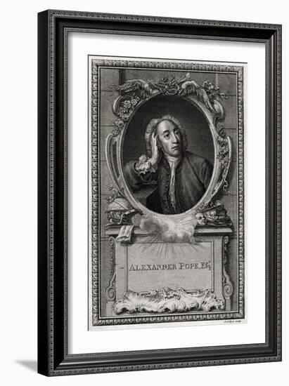 Alexander Pope, 1774-J Collyer-Framed Giclee Print