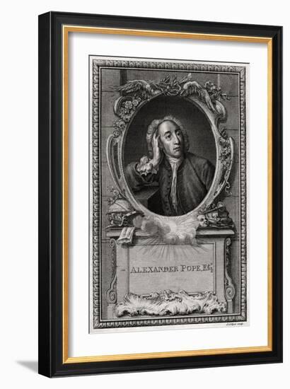 Alexander Pope, 1774-J Collyer-Framed Giclee Print