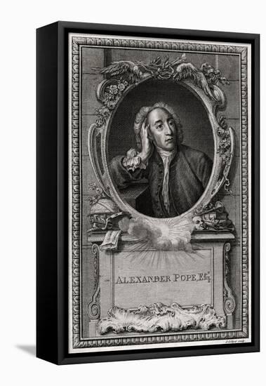 Alexander Pope, 1774-J Collyer-Framed Premier Image Canvas