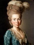 Portrait of Maria Fedorovna, Wife of Grand Duke Paul Petrovich (Future Tsar Paul I)-Alexander Roslin-Giclee Print