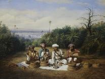 The Snake Charmers-Alexander Svoboda-Framed Premier Image Canvas