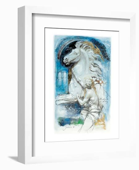 Alexander Taming Bucephalus-Joadoor-Framed Art Print