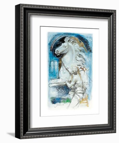 Alexander Taming Bucephalus-Joadoor-Framed Art Print