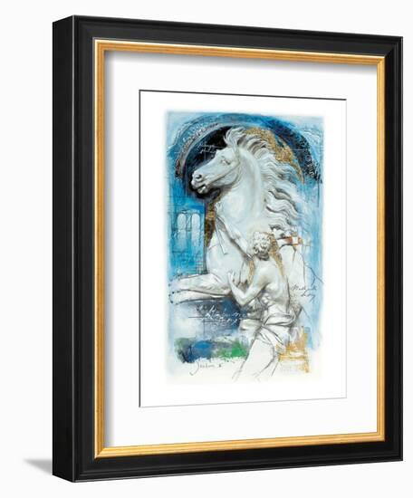 Alexander Taming Bucephalus-Joadoor-Framed Art Print