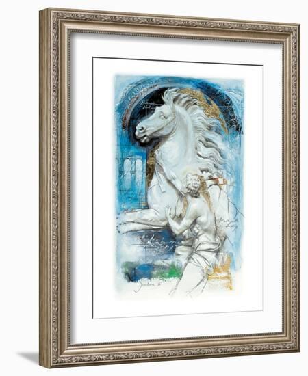 Alexander Taming Bucephalus-Joadoor-Framed Art Print