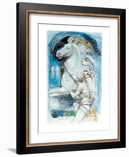 Alexander Taming Bucephalus-Joadoor-Framed Art Print