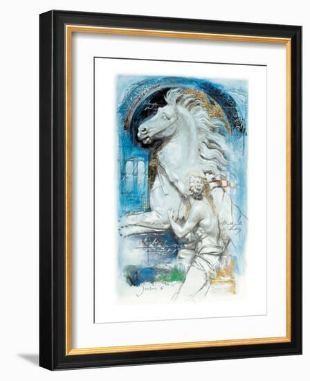 Alexander Taming Bucephalus-Joadoor-Framed Art Print