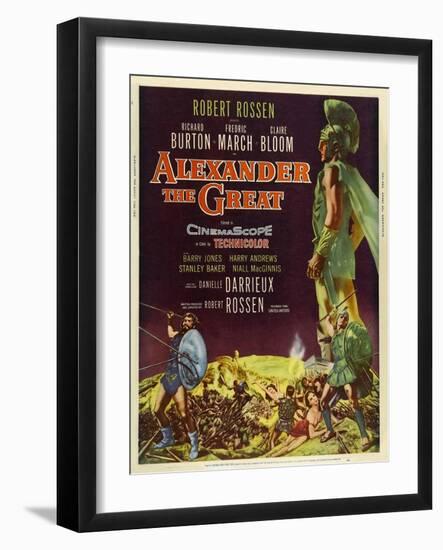 Alexander the Great, 1956, Directed by Robert Rossen-null-Framed Giclee Print