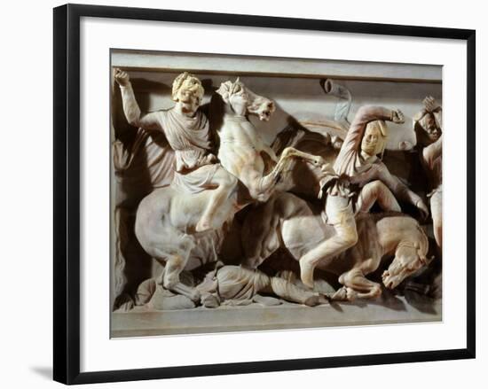 Alexander the Great, 356-323 BC, Battle between Greeks and Persians, Late 4th century BC-null-Framed Photographic Print