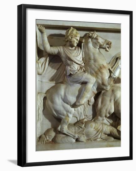 Alexander the Great, 356-323 BC, Battle between Greeks and Persians-null-Framed Photographic Print