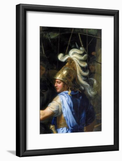 Alexander the Great (Alexander and Porus, Detai), 1673-Charles Le Brun-Framed Giclee Print