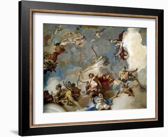 Alexander the Great Among Olympians, 1753-null-Framed Giclee Print