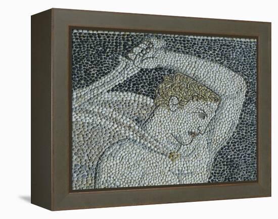 Alexander the Great and Hephaestion During Lion Hunt, Ca 320 Bc, Mosaic from Peristyle House 1-null-Framed Premier Image Canvas