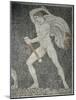 Alexander the Great and Hephaestion During Lion Hunt, Ca 320 Bc, Mosaic from Peristyle House 1-null-Mounted Giclee Print