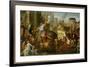 Alexander the Great Enters Babylon-Charles Le Brun-Framed Giclee Print