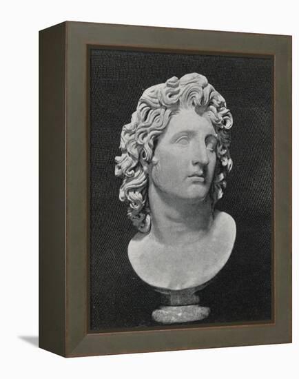 Alexander the Great King of Macedon Greece Depicted as a Sun-God-null-Framed Premier Image Canvas