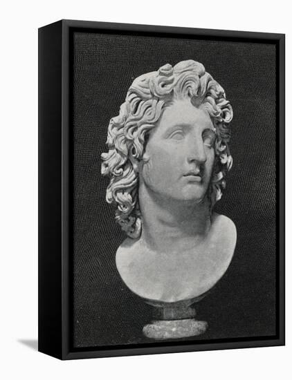 Alexander the Great King of Macedon Greece Depicted as a Sun-God-null-Framed Premier Image Canvas