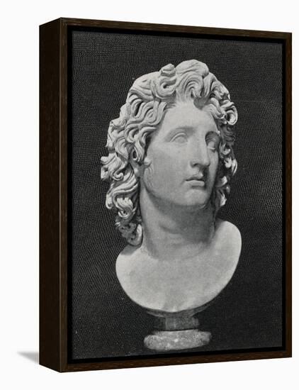 Alexander the Great King of Macedon Greece Depicted as a Sun-God-null-Framed Premier Image Canvas