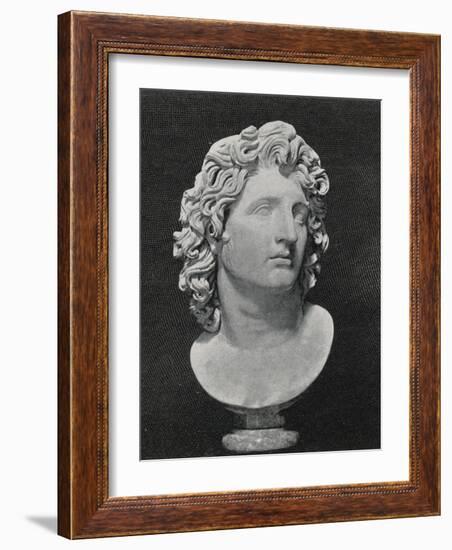 Alexander the Great King of Macedon Greece Depicted as a Sun-God-null-Framed Photographic Print