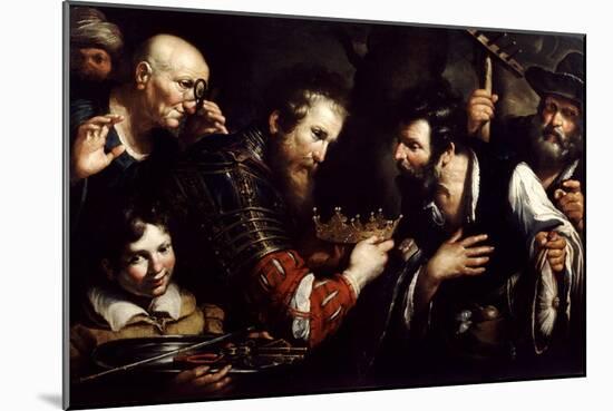 Alexander the Great Restoring the Throne Usurped by Abdolomino, 17th Century-Bernardo Strozzi-Mounted Giclee Print