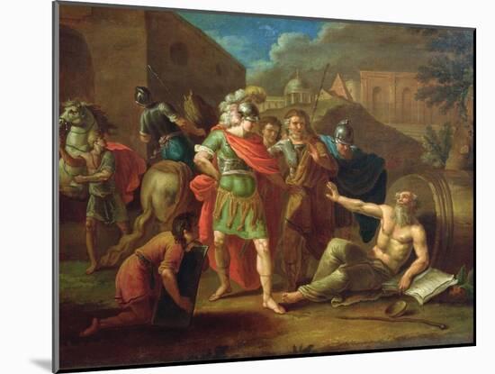 Alexander the Great Visits Diogenes at Corinth, 1787-Ivan Philippovich Tupylev-Mounted Giclee Print