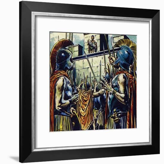 Alexander the Great Was the Son of Philip II of Macedonia-Jesus Blasco-Framed Giclee Print