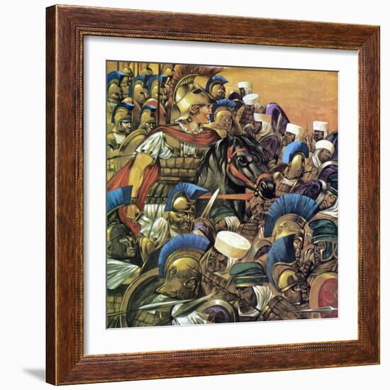 Alexander the Great-Richard Hook-Framed Giclee Print