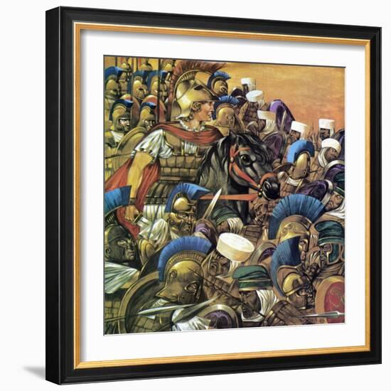 Alexander the Great-Richard Hook-Framed Giclee Print