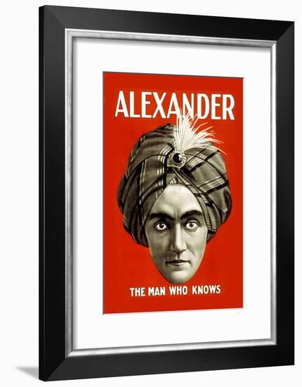 Alexander: The Man Who Knows-null-Framed Art Print