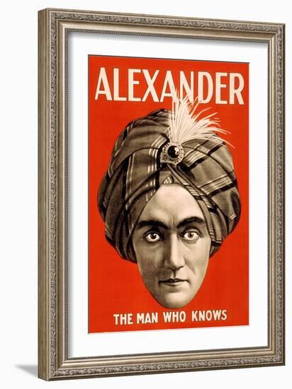 Alexander, the Man Who Knows-null-Framed Art Print