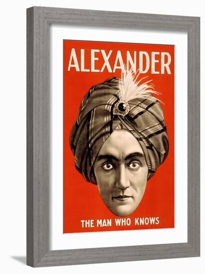 Alexander, the Man Who Knows-null-Framed Art Print