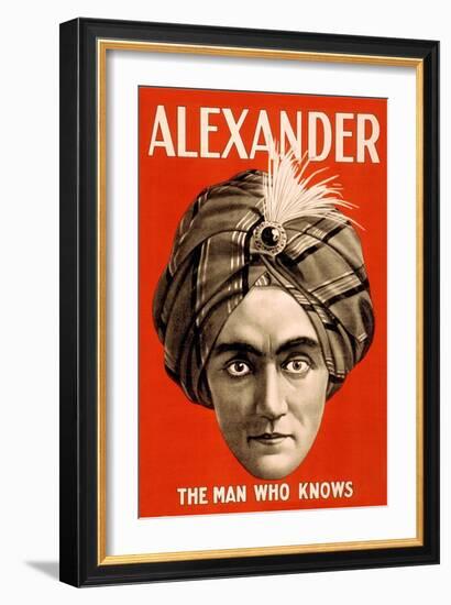 Alexander, the Man Who Knows-null-Framed Art Print