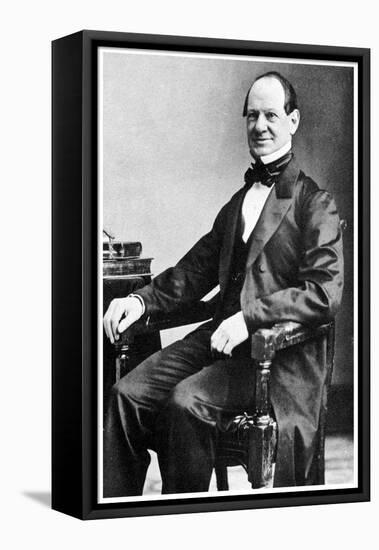 Alexander Turney Stewart, American Entrepreneur and Retailer, 19th Century-MATHEW B BRADY-Framed Premier Image Canvas