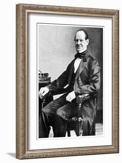 Alexander Turney Stewart, American Entrepreneur and Retailer, 19th Century-MATHEW B BRADY-Framed Giclee Print