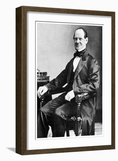 Alexander Turney Stewart, American Entrepreneur and Retailer, 19th Century-MATHEW B BRADY-Framed Giclee Print