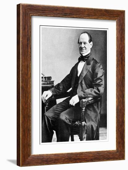 Alexander Turney Stewart, American Entrepreneur and Retailer, 19th Century-MATHEW B BRADY-Framed Giclee Print