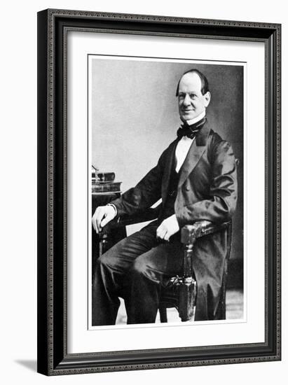 Alexander Turney Stewart, American Entrepreneur and Retailer, 19th Century-MATHEW B BRADY-Framed Giclee Print
