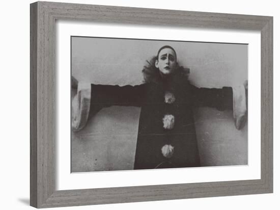 Alexander Vertinsky as Pierrot, 1918-null-Framed Giclee Print