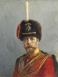 Study for a Portrait of Emperor Nicholas II, Chief of the Guard Hussar Regiment, C. 1908-Alexander Vladimirovich Makovsky-Giclee Print