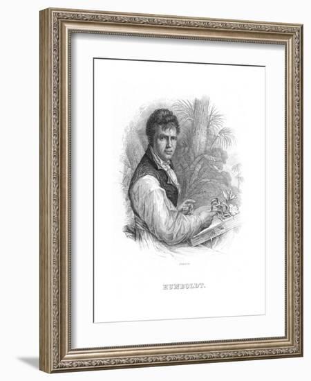 Alexander Von Humboldt, German Naturalist, C1830-William Home Lizars-Framed Giclee Print