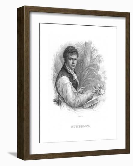 Alexander Von Humboldt, German Naturalist, C1830-William Home Lizars-Framed Giclee Print